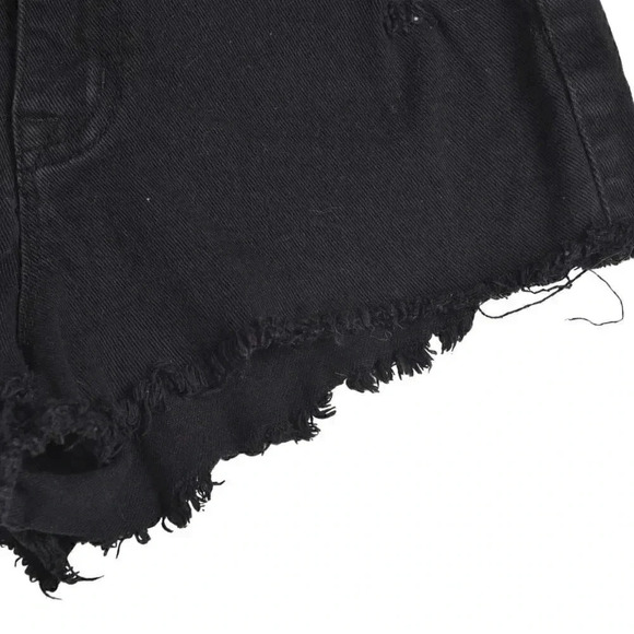 Urban Outfitters BDG Jean Shorts High Rise Cheeky Fray Distressed Size 27 - Picture 4 of 11